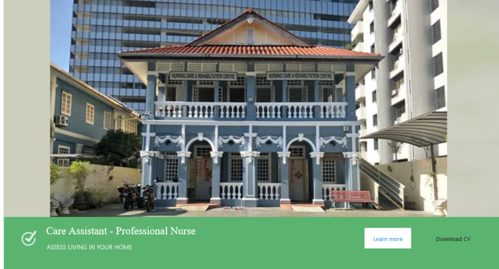 Harmony Nursing Home Penang Stroke Physiotherapy Rehabilitation